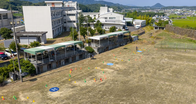 香川県 旧綾上中学校グランド